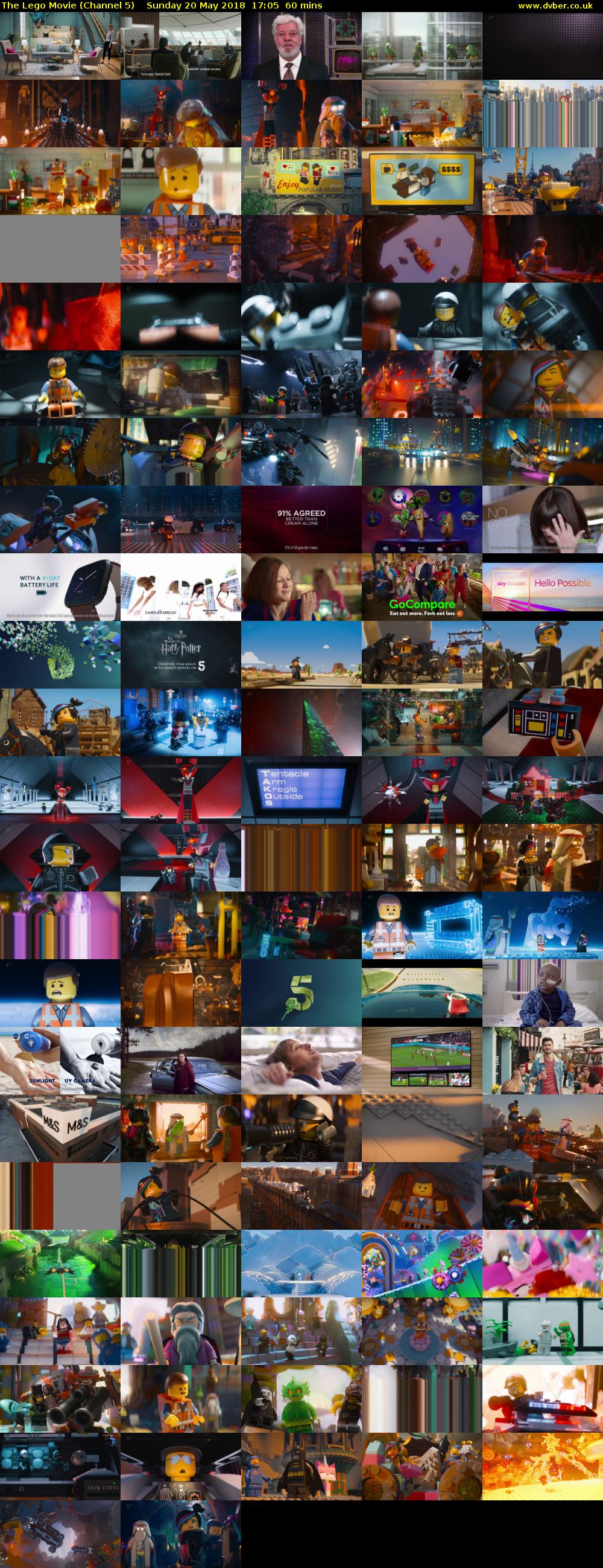 The Lego Movie (Channel 5) Sunday 20 May 2018 17:05 - 18:05