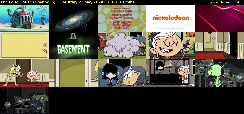 The Loud House (Channel 5) Saturday 23 May 2020 10:00 - 10:10
