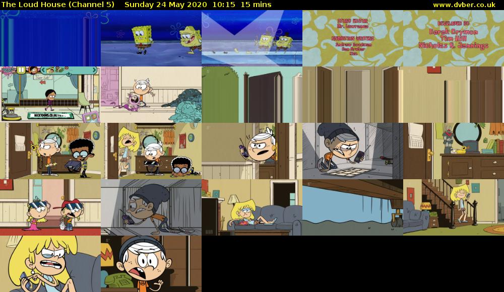 The Loud House (Channel 5) Sunday 24 May 2020 10:15 - 10:30