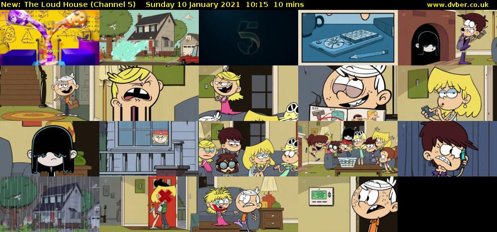 The Loud House (Channel 5) Sunday 10 January 2021 10:15 - 10:25