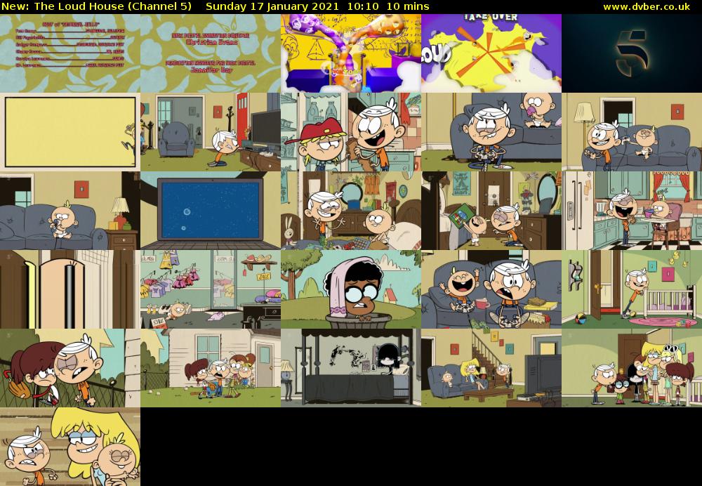The Loud House (Channel 5) Sunday 17 January 2021 10:10 - 10:20