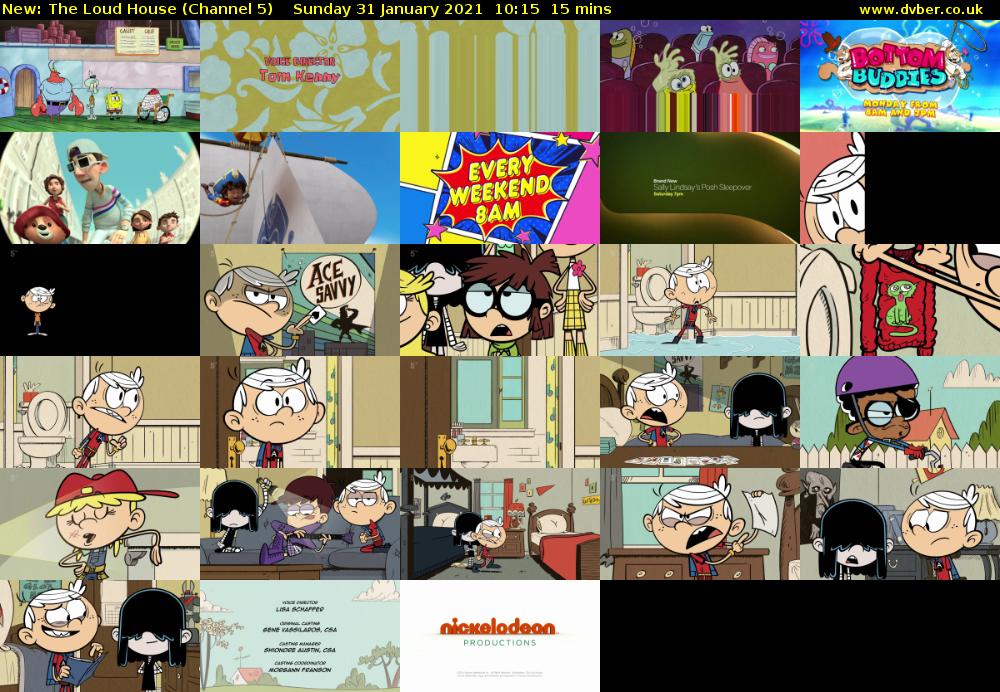 The Loud House (Channel 5) Sunday 31 January 2021 10:15 - 10:30