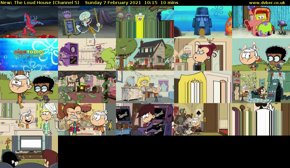 The Loud House (Channel 5) Sunday 7 February 2021 10:15 - 10:25
