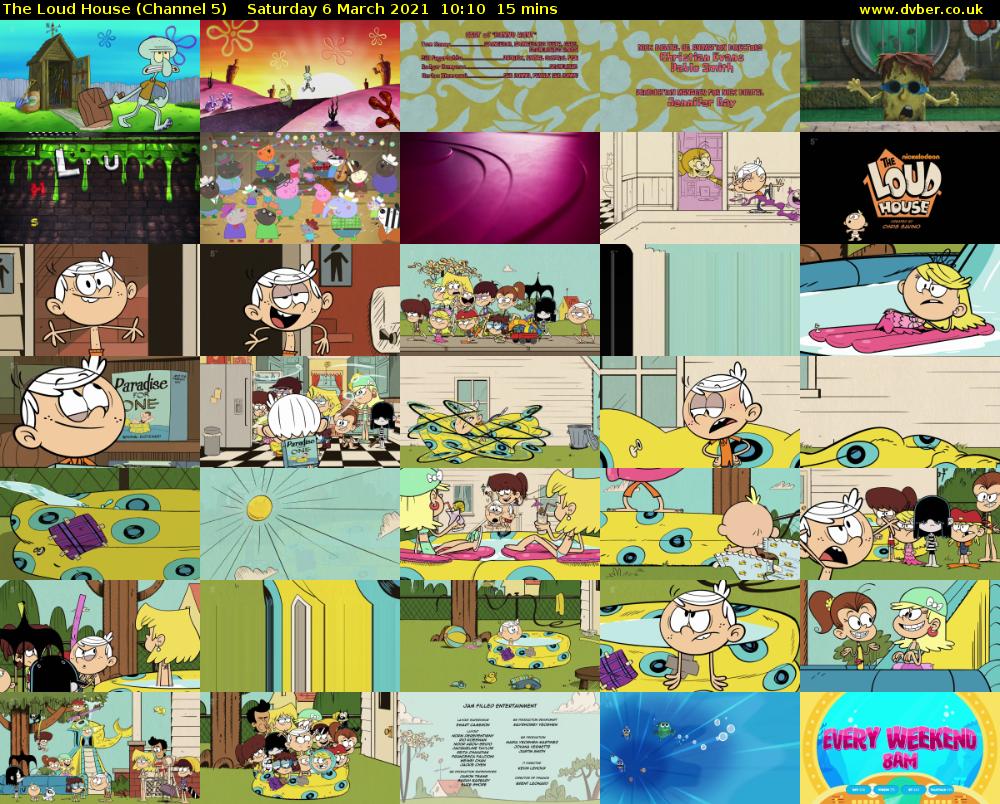 The Loud House (Channel 5) Saturday 6 March 2021 10:10 - 10:25