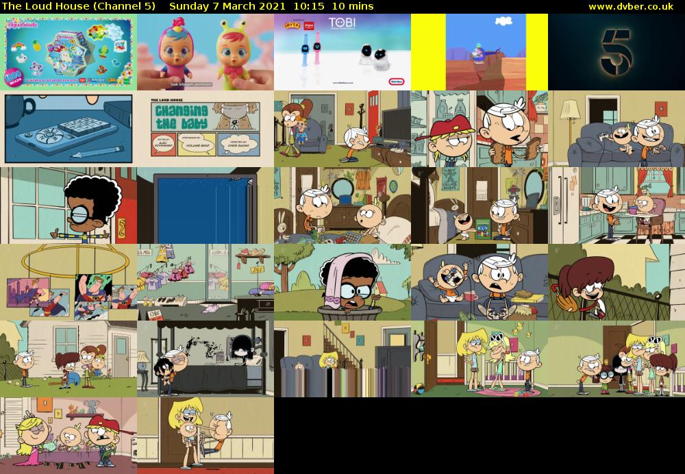 The Loud House (Channel 5) Sunday 7 March 2021 10:15 - 10:25