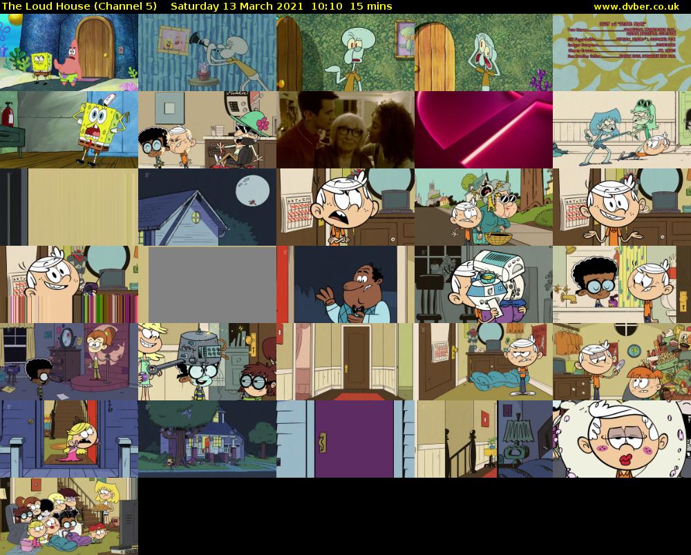 The Loud House (Channel 5) Saturday 13 March 2021 10:10 - 10:25