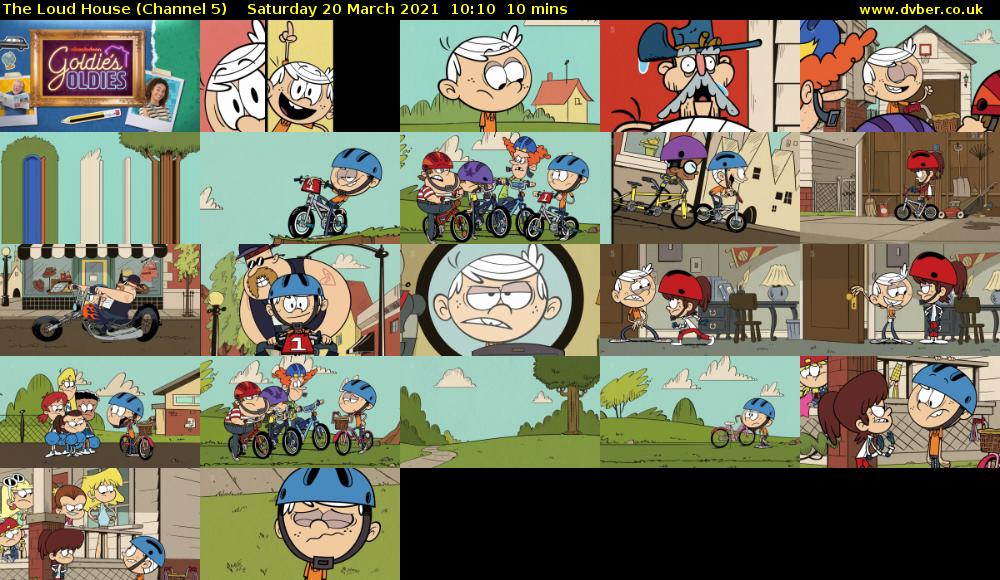 The Loud House (Channel 5) Saturday 20 March 2021 10:10 - 10:20