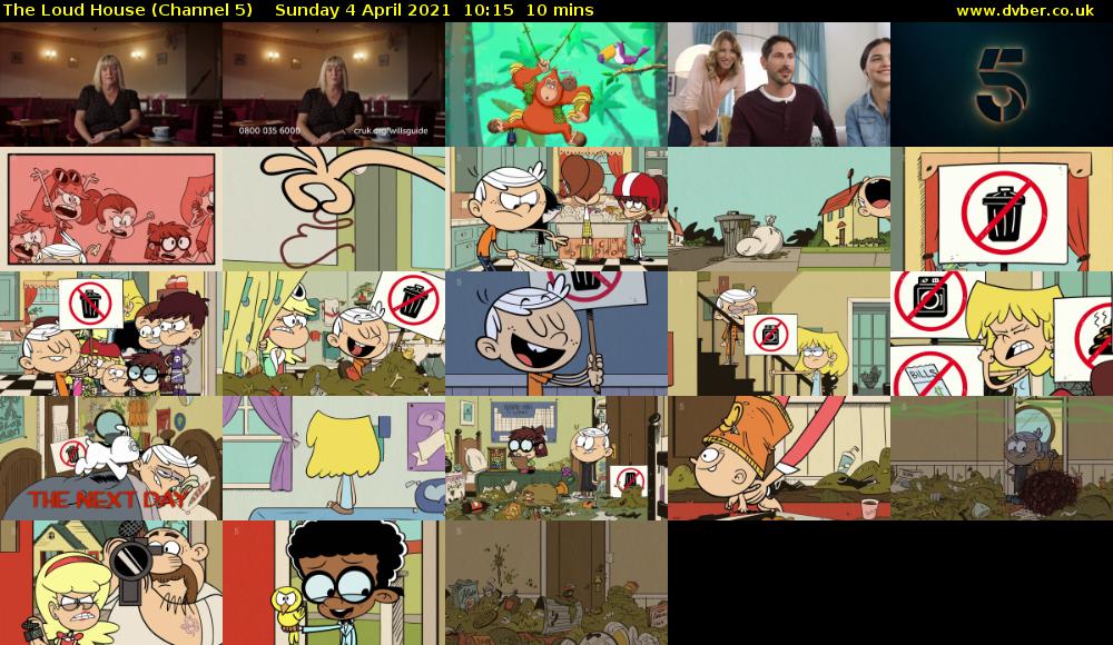 The Loud House (Channel 5) Sunday 4 April 2021 10:15 - 10:25