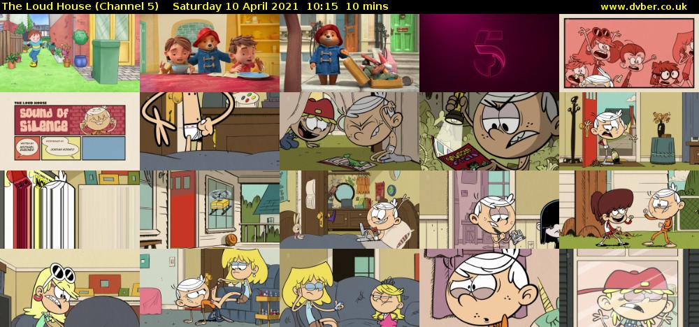 The Loud House (Channel 5) Saturday 10 April 2021 10:15 - 10:25