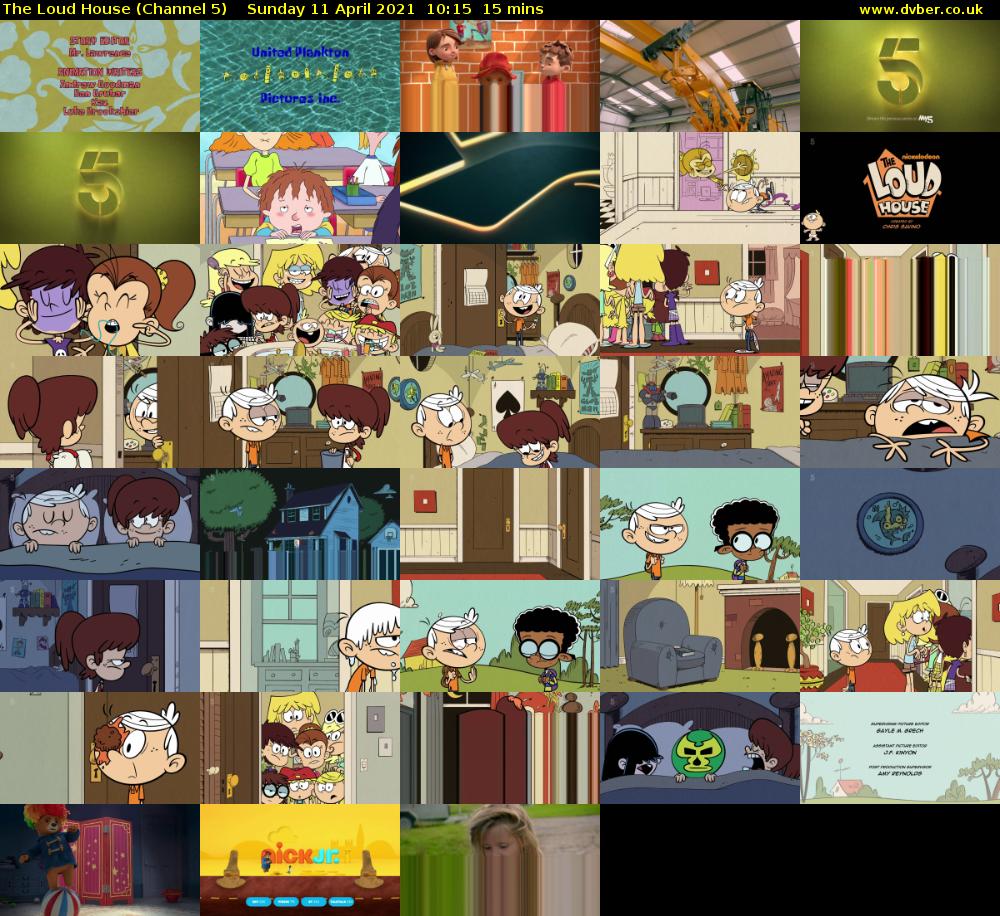 The Loud House (Channel 5) Sunday 11 April 2021 10:15 - 10:30