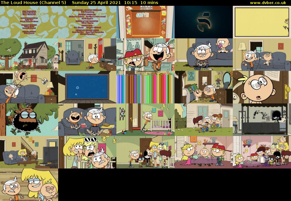 The Loud House (Channel 5) Sunday 25 April 2021 10:15 - 10:25