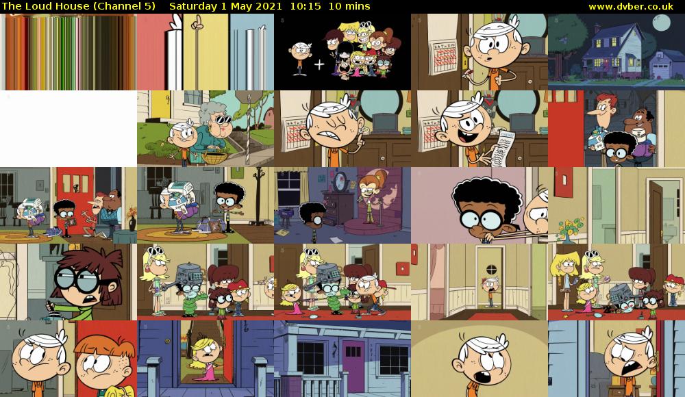 The Loud House (Channel 5) Saturday 1 May 2021 10:15 - 10:25