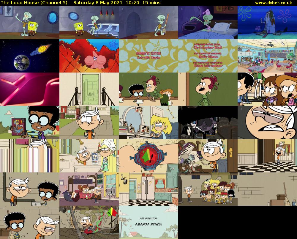 The Loud House (Channel 5) Saturday 8 May 2021 10:20 - 10:35