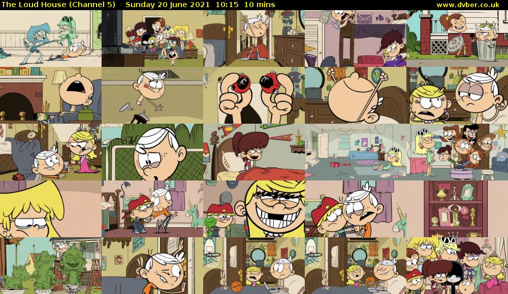The Loud House (Channel 5) Sunday 20 June 2021 10:15 - 10:25