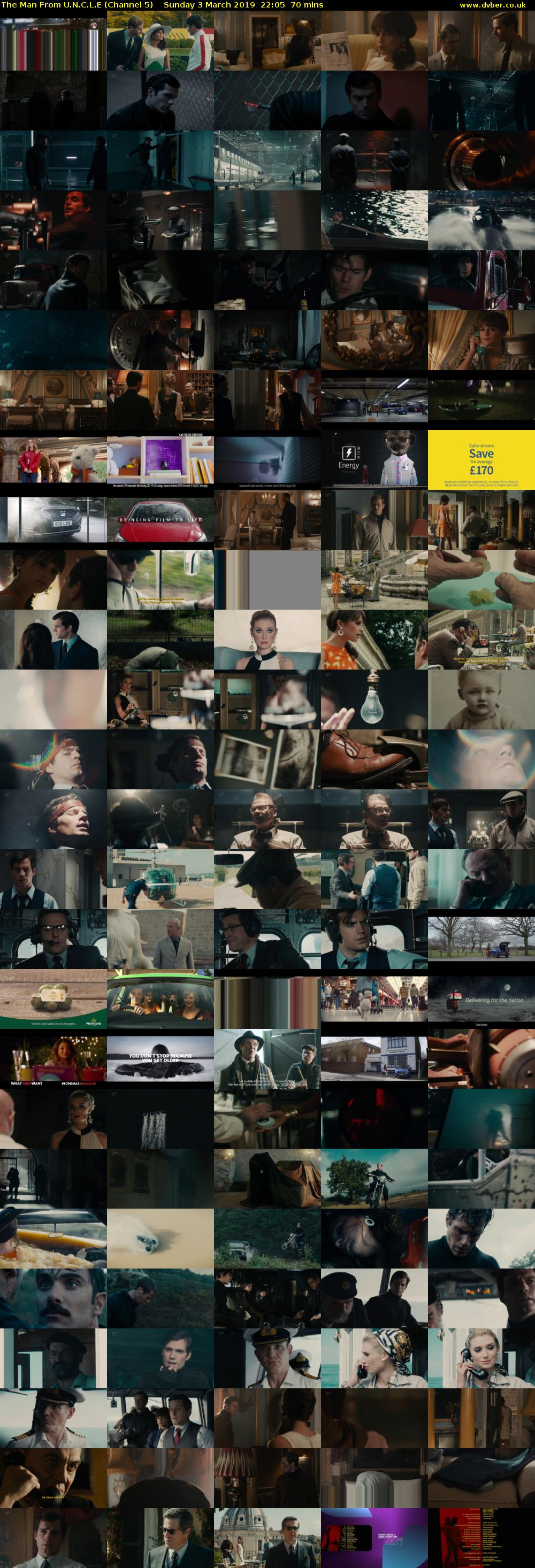 The Man From U.N.C.L.E (Channel 5) Sunday 3 March 2019 22:05 - 23:15