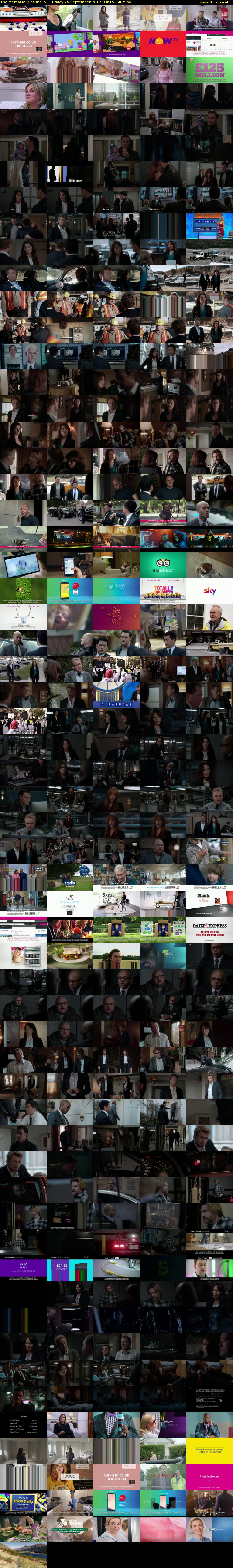 The Mentalist (Channel 5) Friday 29 September 2017 14:15 - 15:15