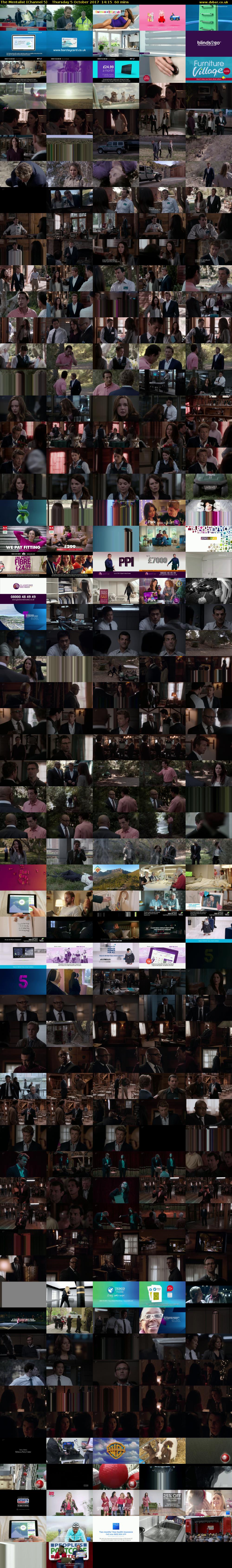 The Mentalist (Channel 5) Thursday 5 October 2017 14:15 - 15:15
