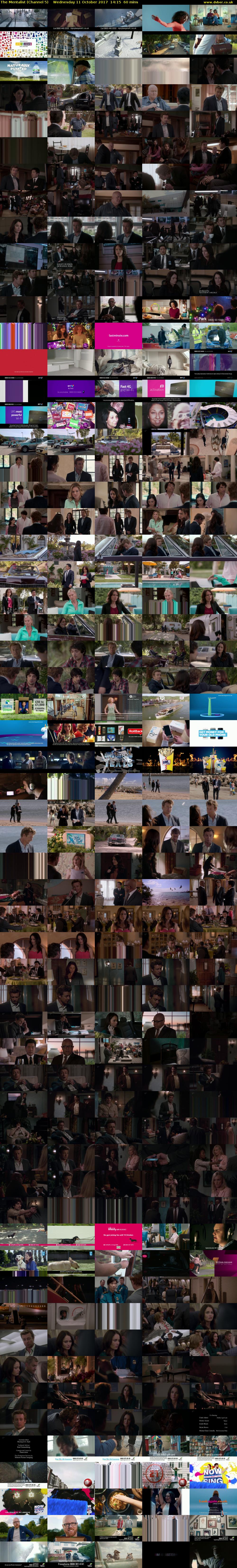 The Mentalist (Channel 5) Wednesday 11 October 2017 14:15 - 15:15