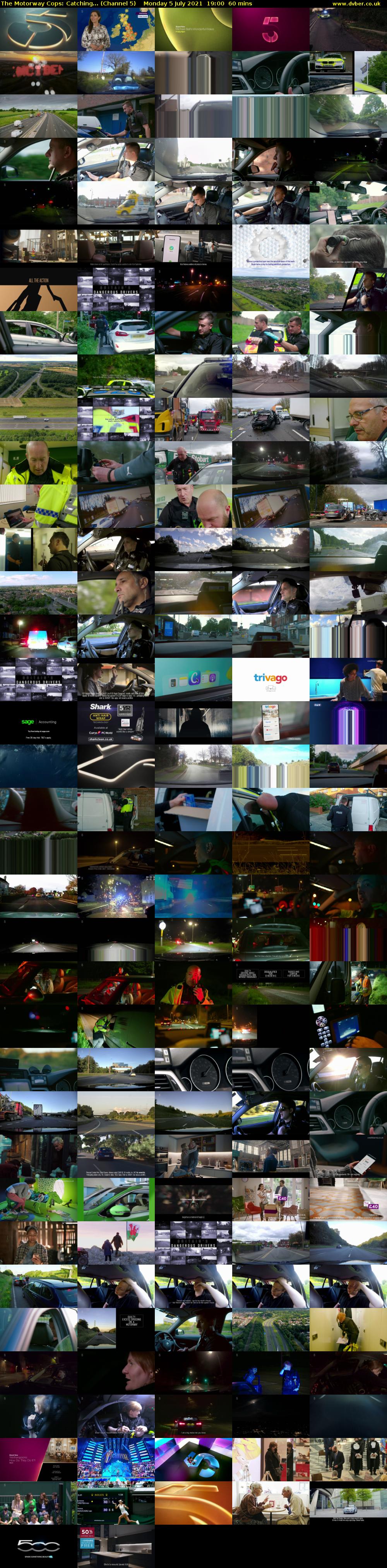 The Motorway Cops: Catching... (Channel 5) Monday 5 July 2021 19:00 - 20:00