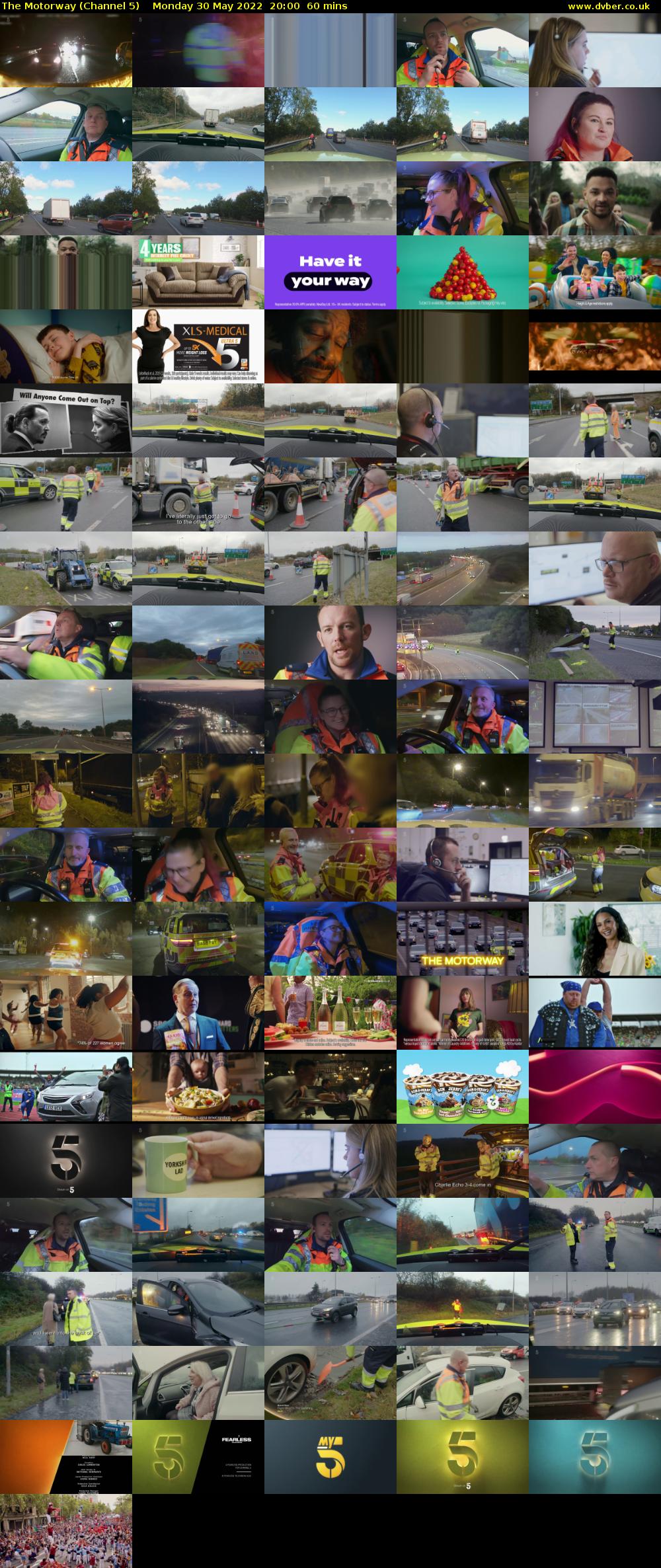 The Motorway (Channel 5) Monday 30 May 2022 20:00 - 21:00