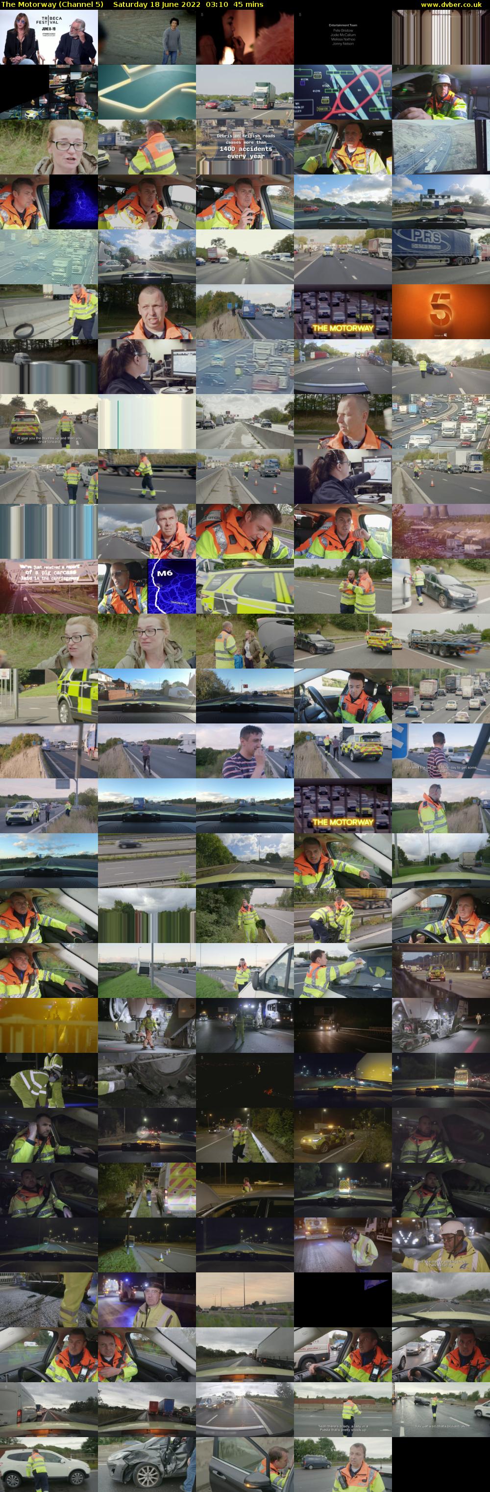 The Motorway (Channel 5) Saturday 18 June 2022 03:10 - 03:55