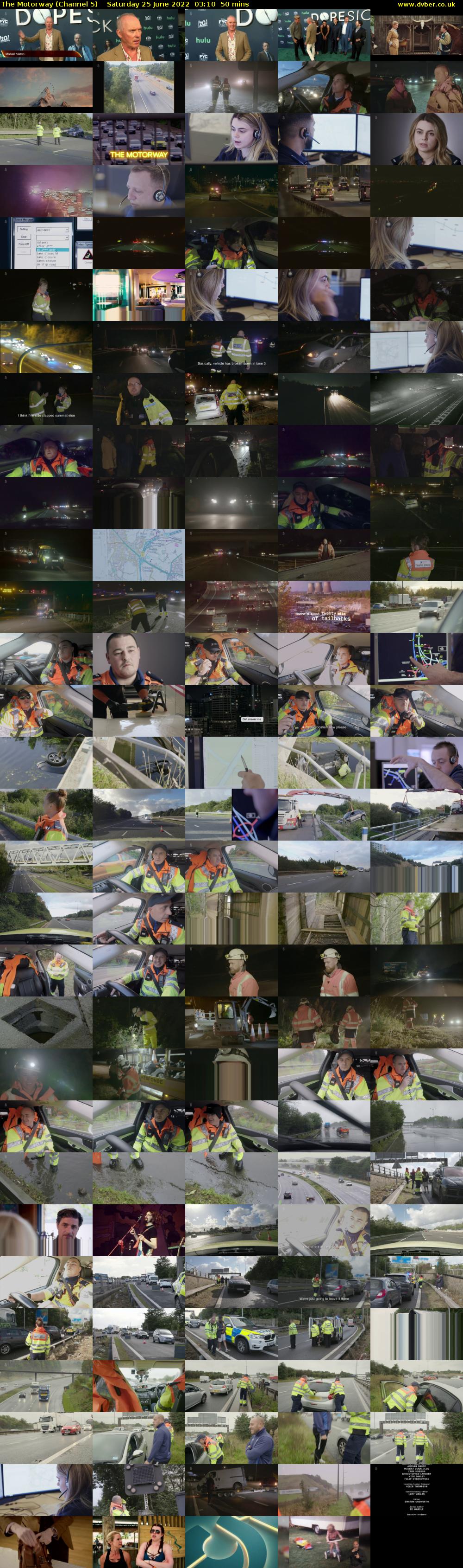 The Motorway (Channel 5) Saturday 25 June 2022 03:10 - 04:00