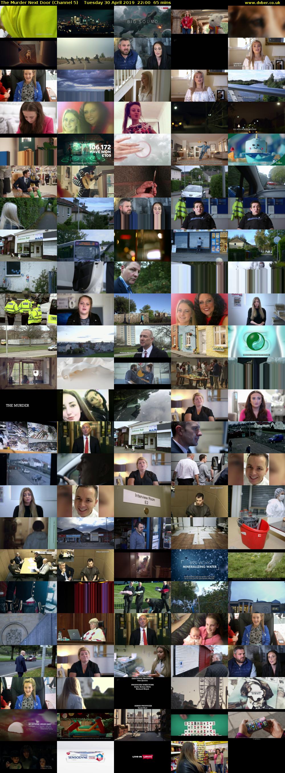 The Murder Next Door (Channel 5) Tuesday 30 April 2019 22:00 - 23:05