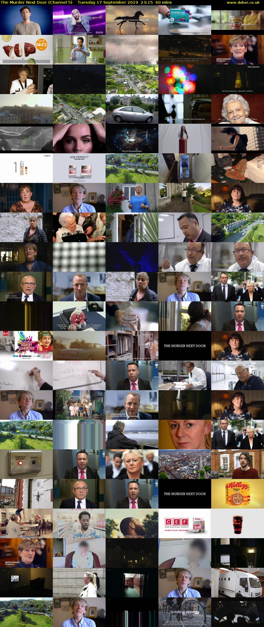 The Murder Next Door (Channel 5) Tuesday 17 September 2019 23:15 - 00:15
