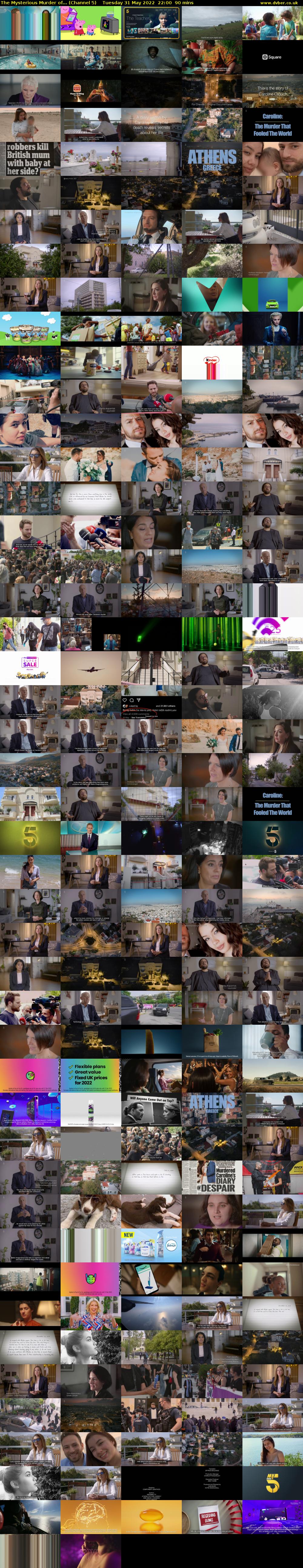 The Mysterious Murder of... (Channel 5) Tuesday 31 May 2022 22:00 - 23:30