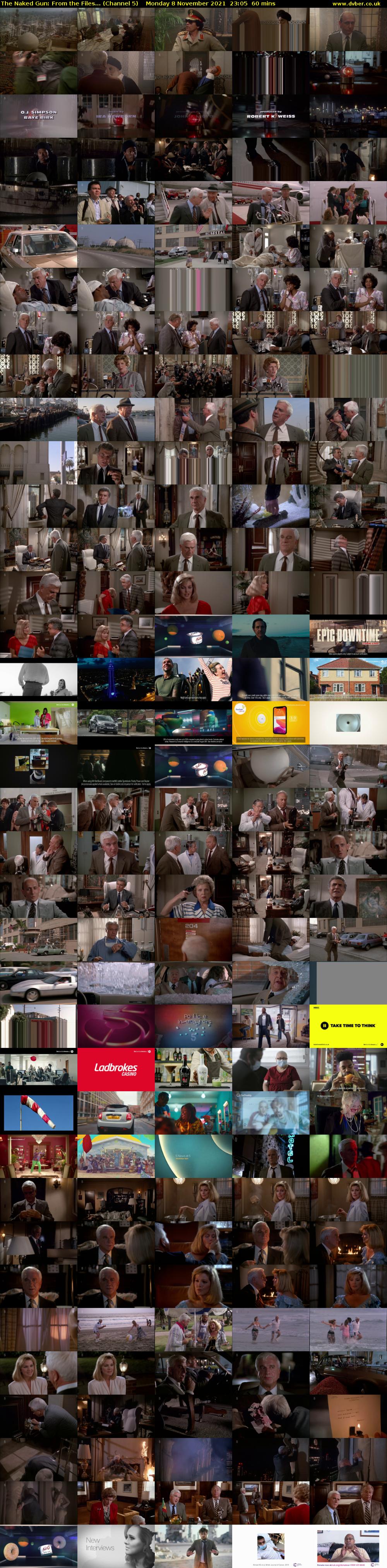 The Naked Gun: From the Files... (Channel 5) Monday 8 November 2021 23:05 - 00:05