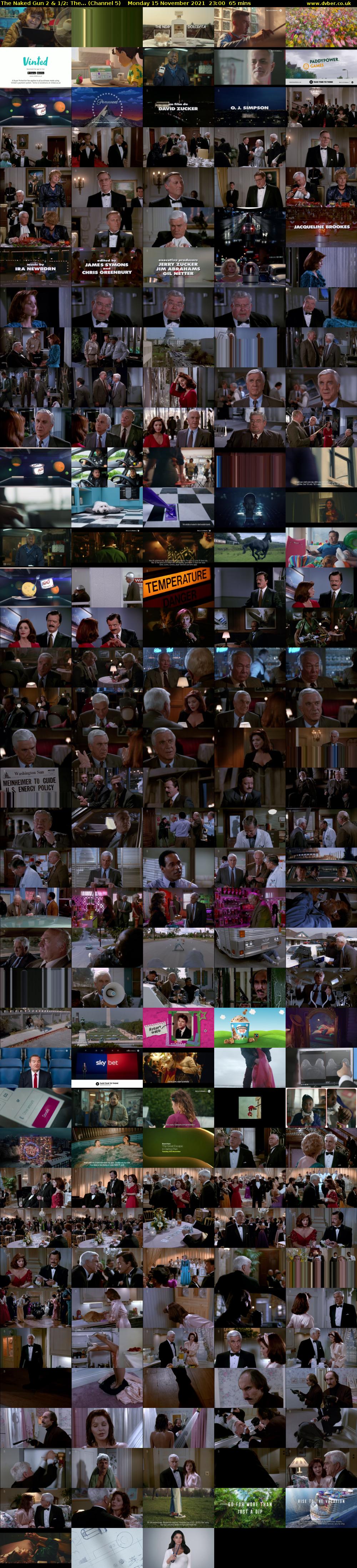 The Naked Gun 2 & 1/2: The... (Channel 5) Monday 15 November 2021 23:00 - 00:05