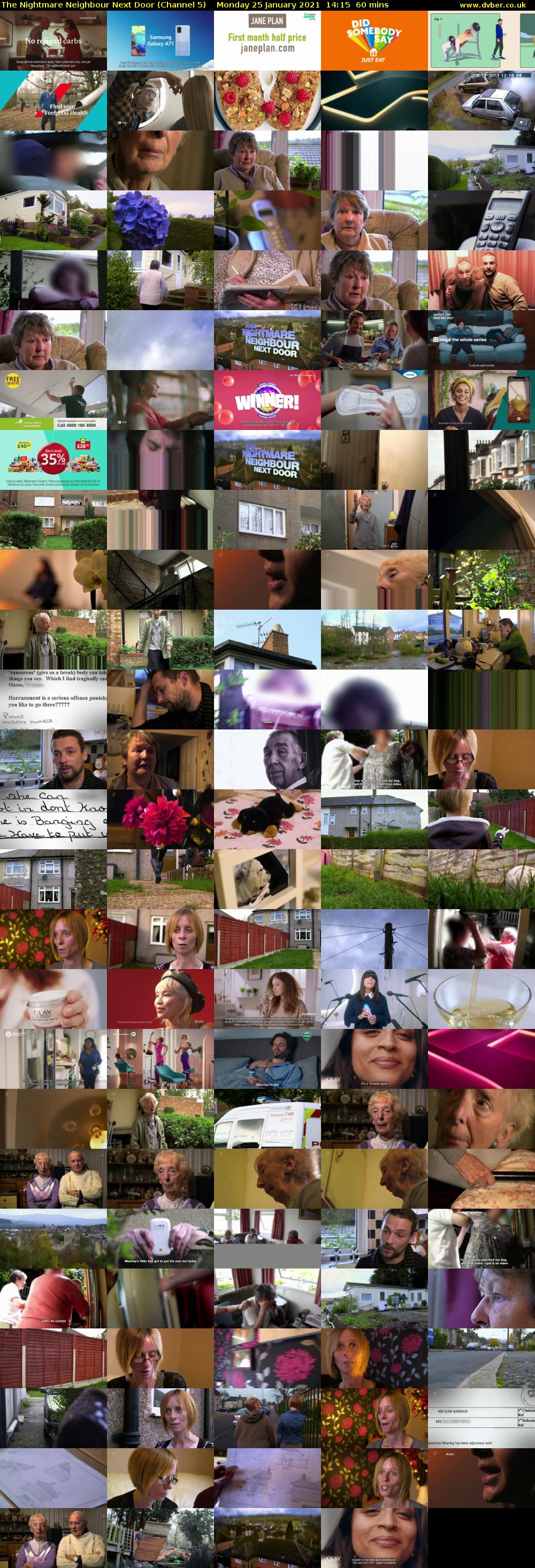 The Nightmare Neighbour Next Door (Channel 5) Monday 25 January 2021 14:15 - 15:15