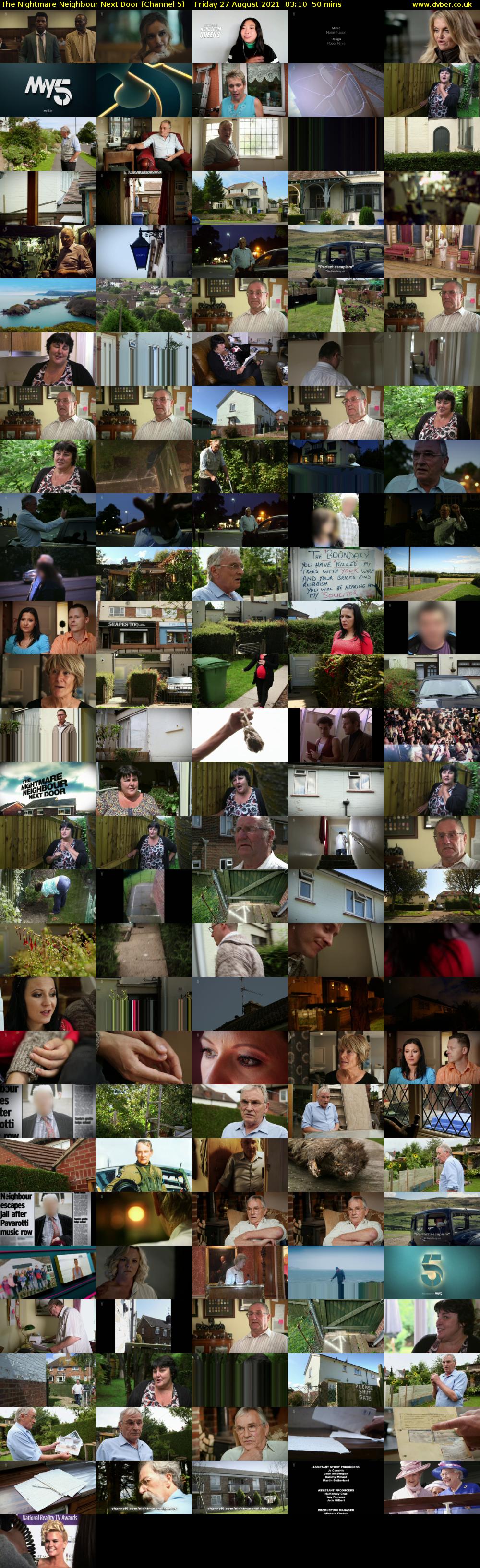 The Nightmare Neighbour Next Door (Channel 5) Friday 27 August 2021 03:10 - 04:00