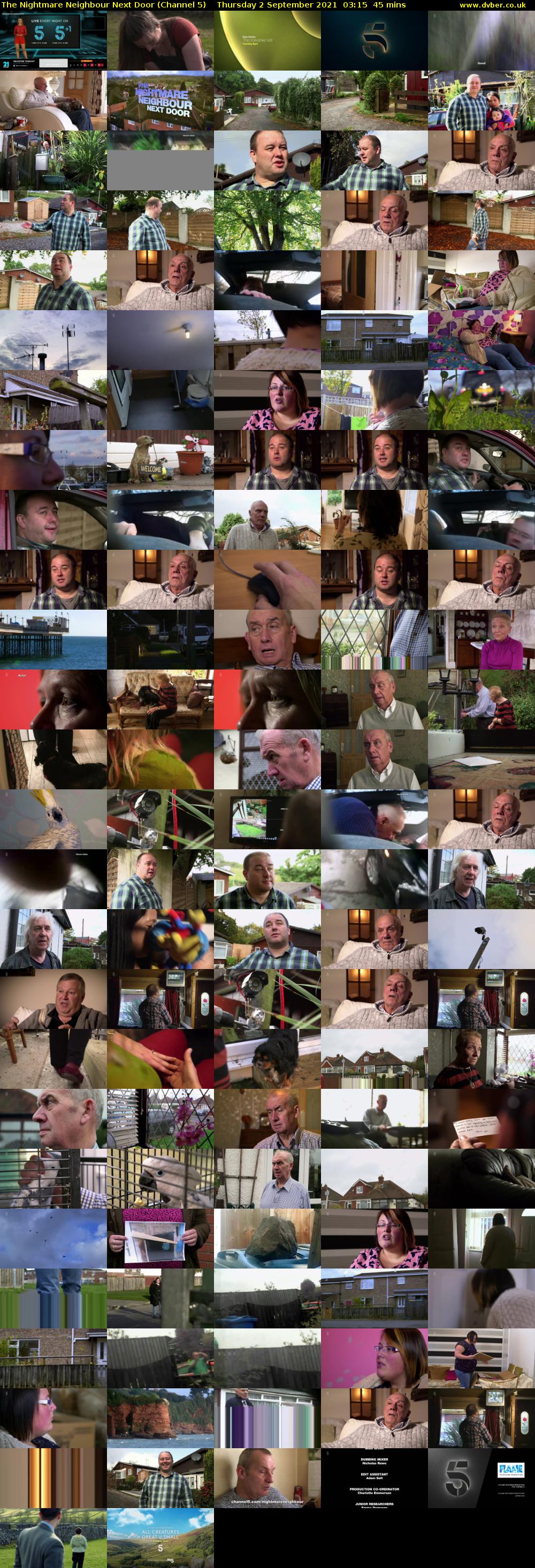 The Nightmare Neighbour Next Door (Channel 5) Thursday 2 September 2021 03:15 - 04:00