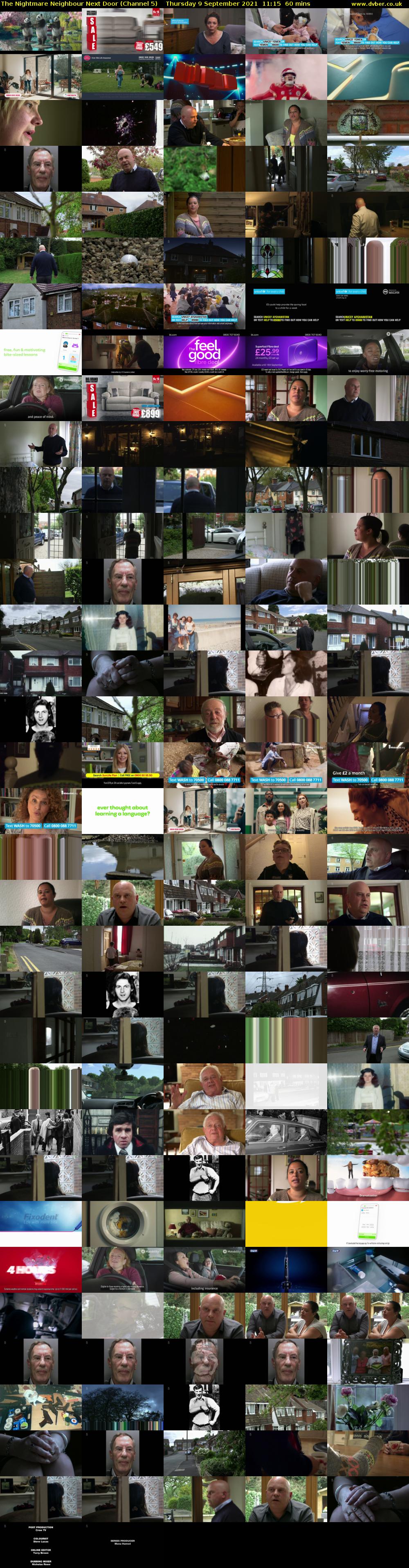 The Nightmare Neighbour Next Door (Channel 5) Thursday 9 September 2021 11:15 - 12:15