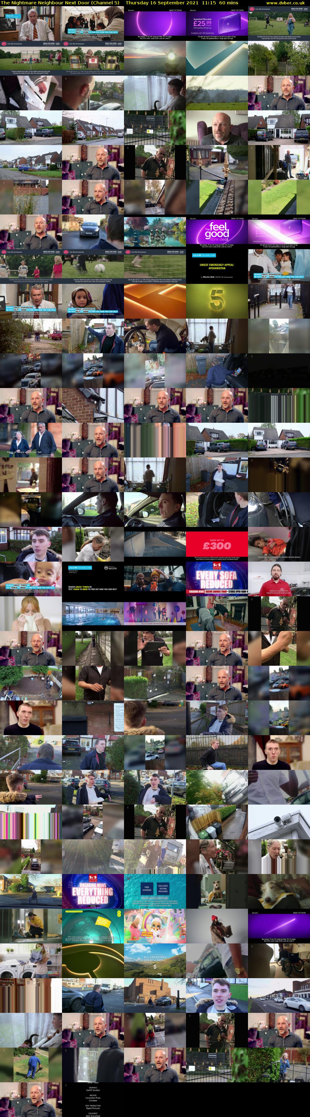 The Nightmare Neighbour Next Door (Channel 5) Thursday 16 September 2021 11:15 - 12:15