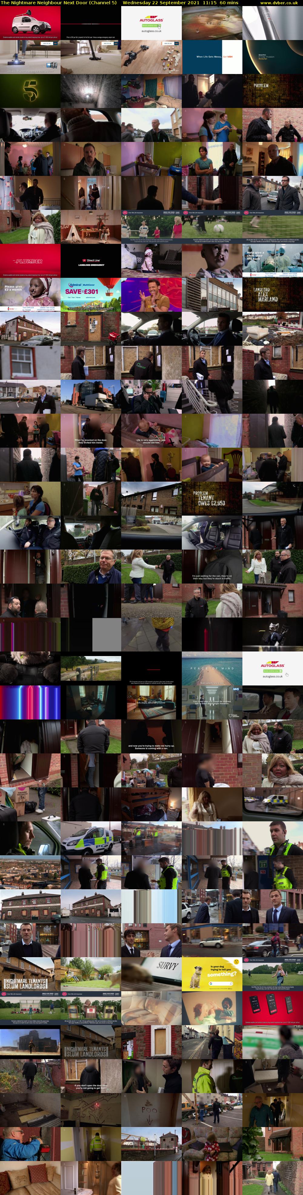 The Nightmare Neighbour Next Door (Channel 5) Wednesday 22 September 2021 11:15 - 12:15