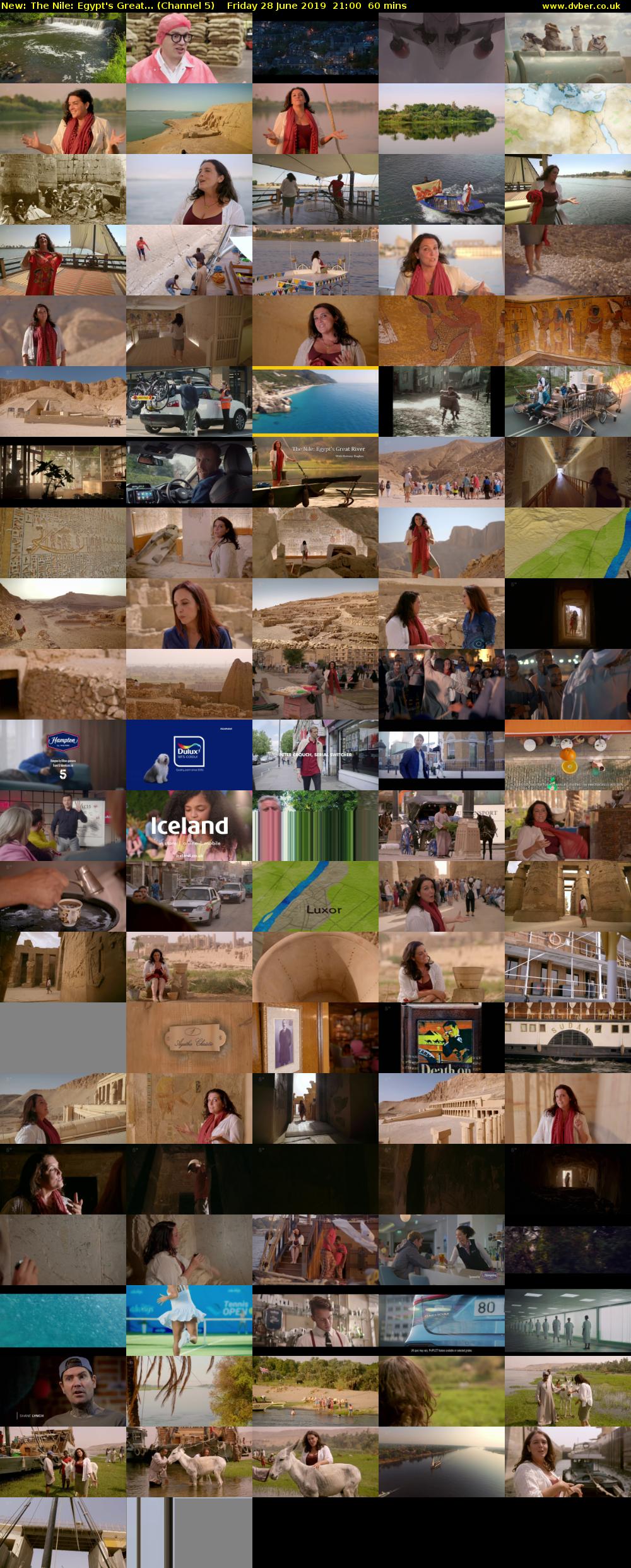 The Nile: Egypt's Great... (Channel 5) Friday 28 June 2019 21:00 - 22:00