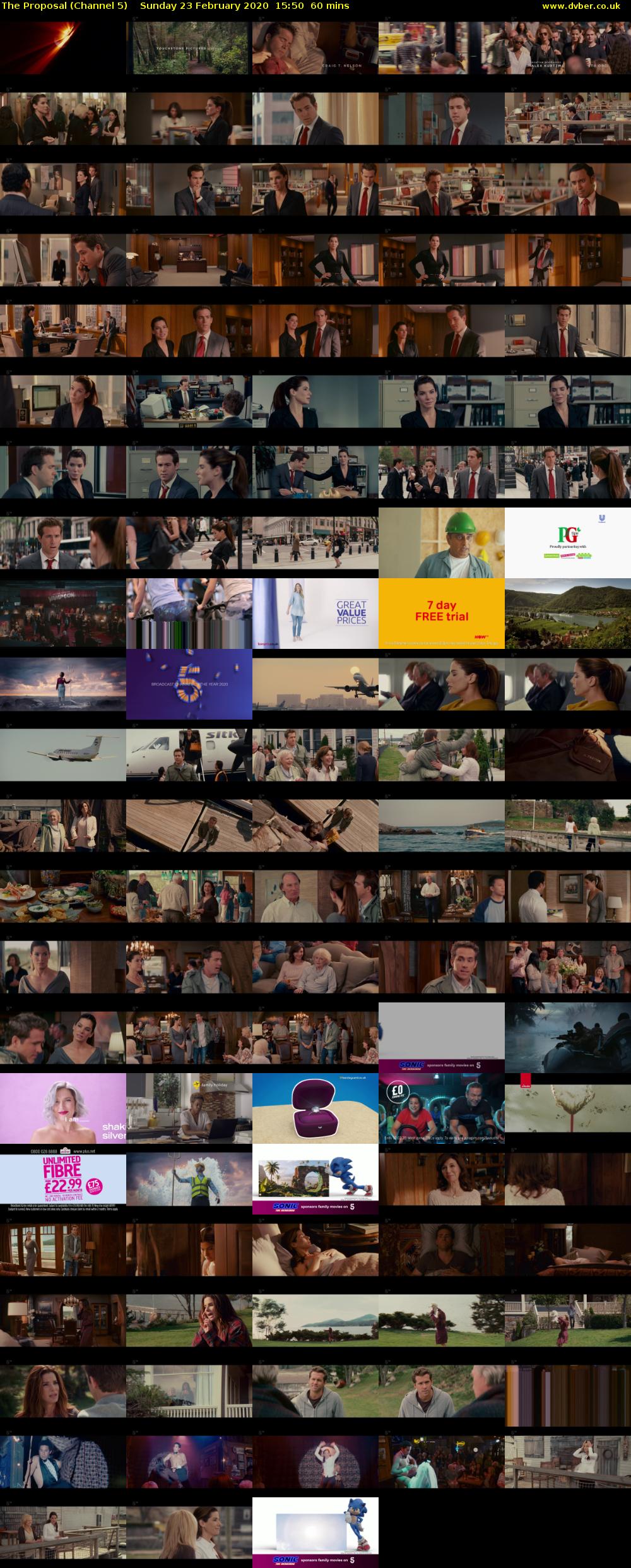 The Proposal (Channel 5) Sunday 23 February 2020 15:50 - 16:50