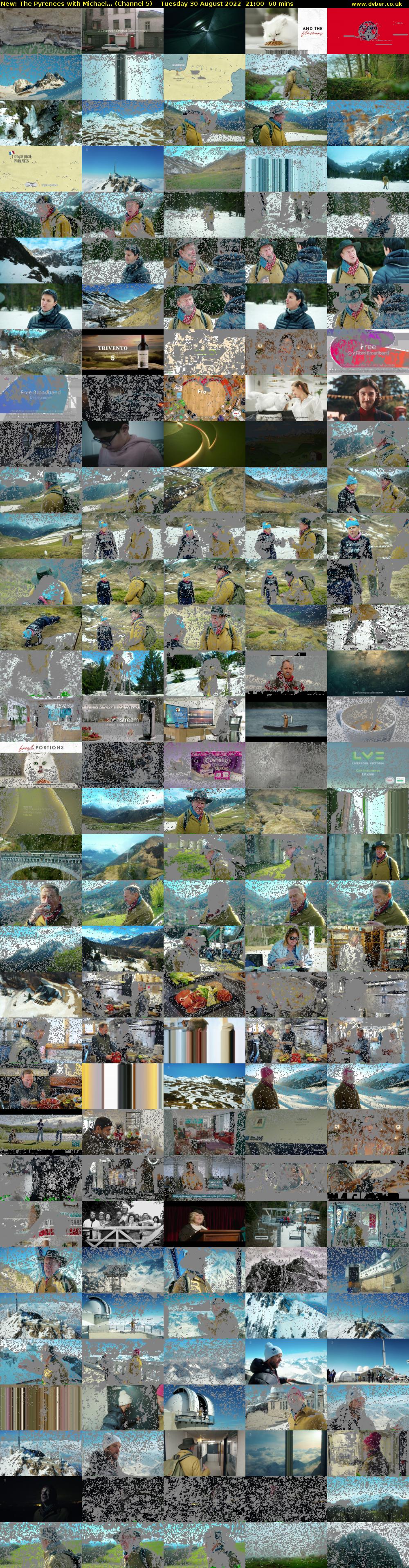 The Pyrenees with Michael... (Channel 5) Tuesday 30 August 2022 21:00 - 22:00