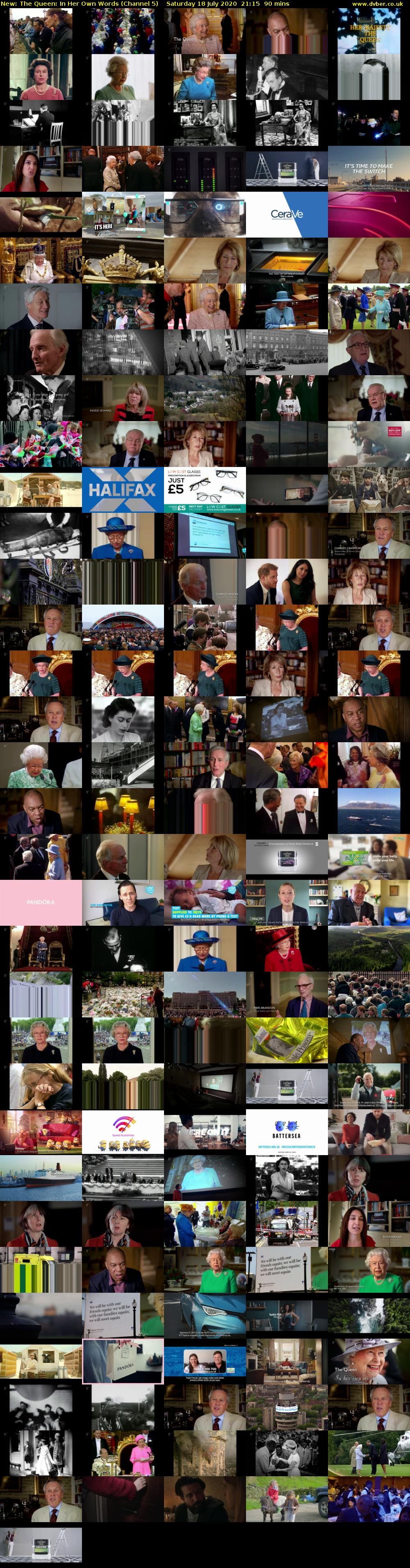The Queen: In Her Own Words (Channel 5) Saturday 18 July 2020 21:15 - 22:45