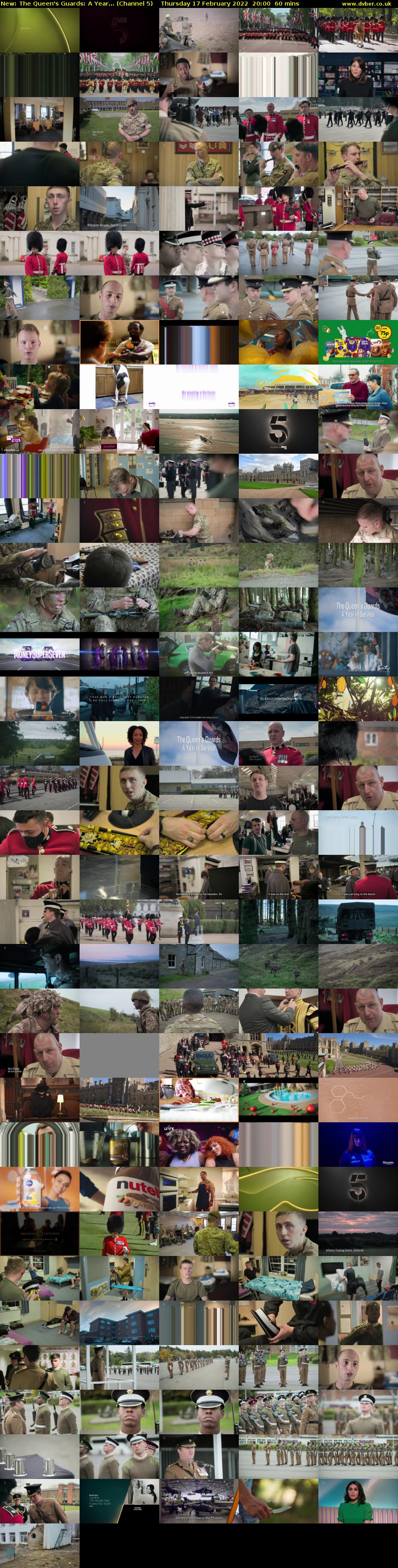 The Queen's Guards: A Year... (Channel 5) Thursday 17 February 2022 20:00 - 21:00