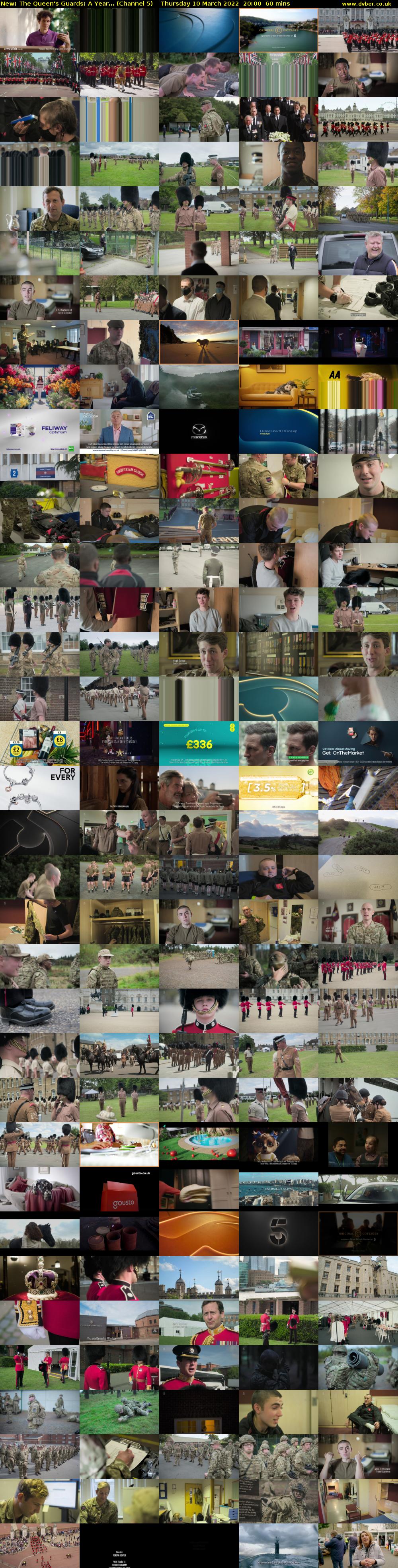 The Queen's Guards: A Year... (Channel 5) Thursday 10 March 2022 20:00 - 21:00