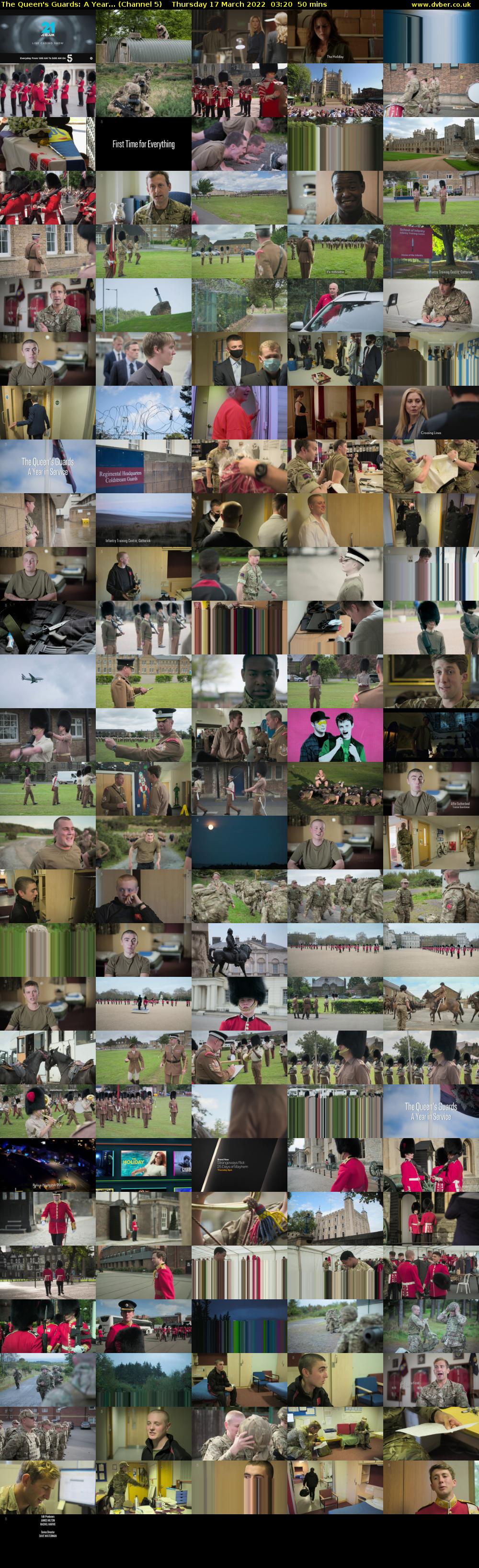 The Queen's Guards: A Year... (Channel 5) Thursday 17 March 2022 03:20 - 04:10