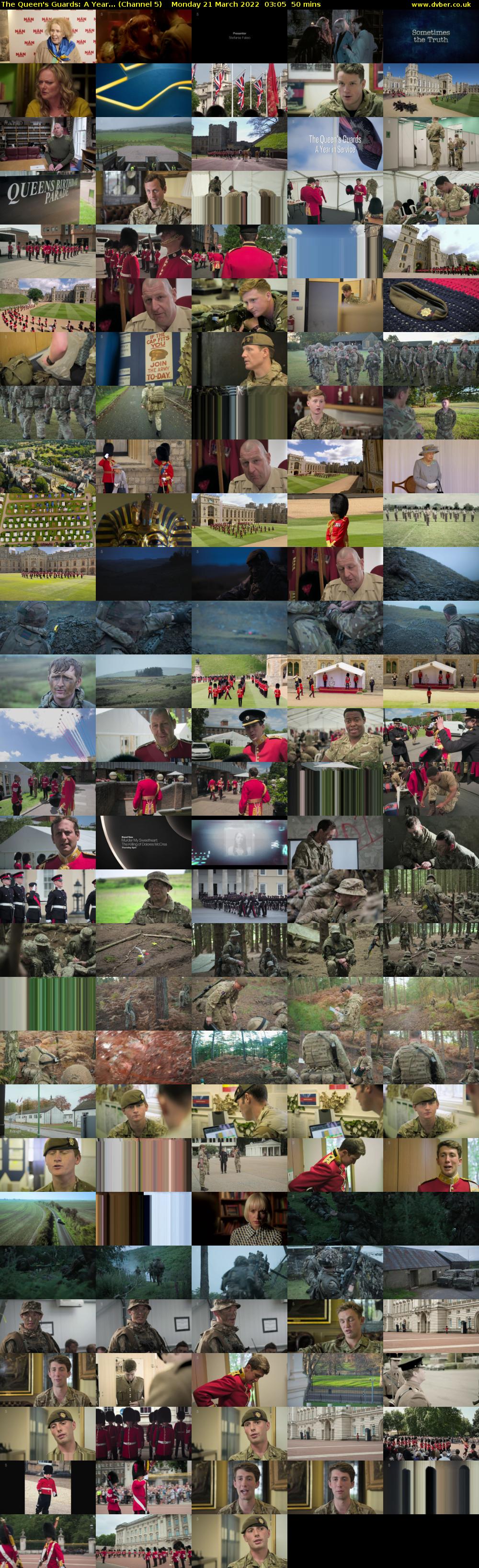 The Queen's Guards: A Year... (Channel 5) Monday 21 March 2022 03:05 - 03:55