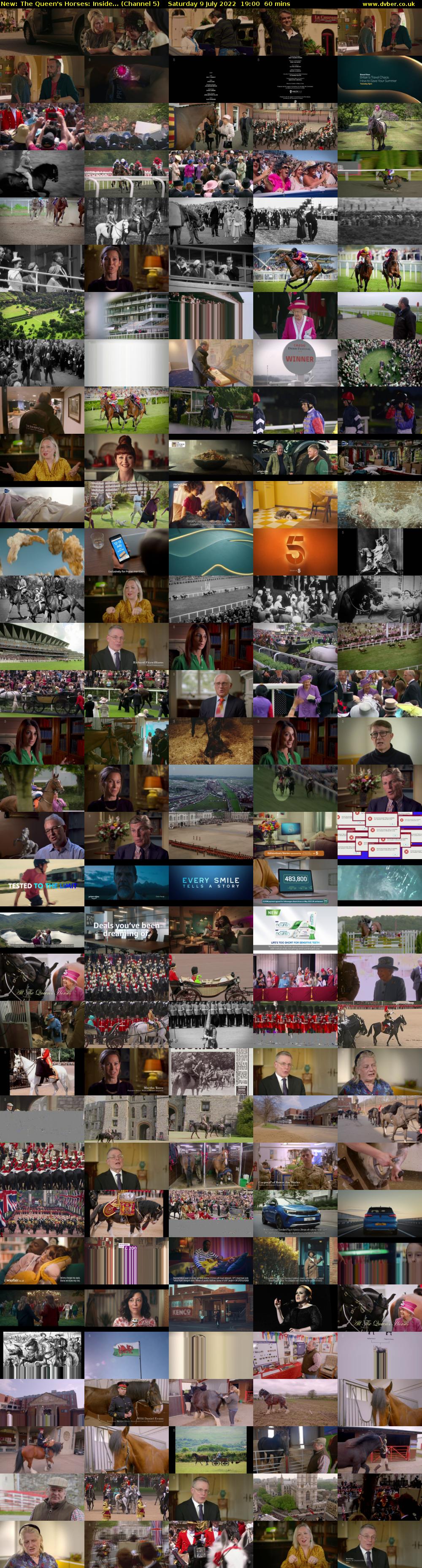 The Queen's Horses: Inside... (Channel 5) Saturday 9 July 2022 19:00 - 20:00