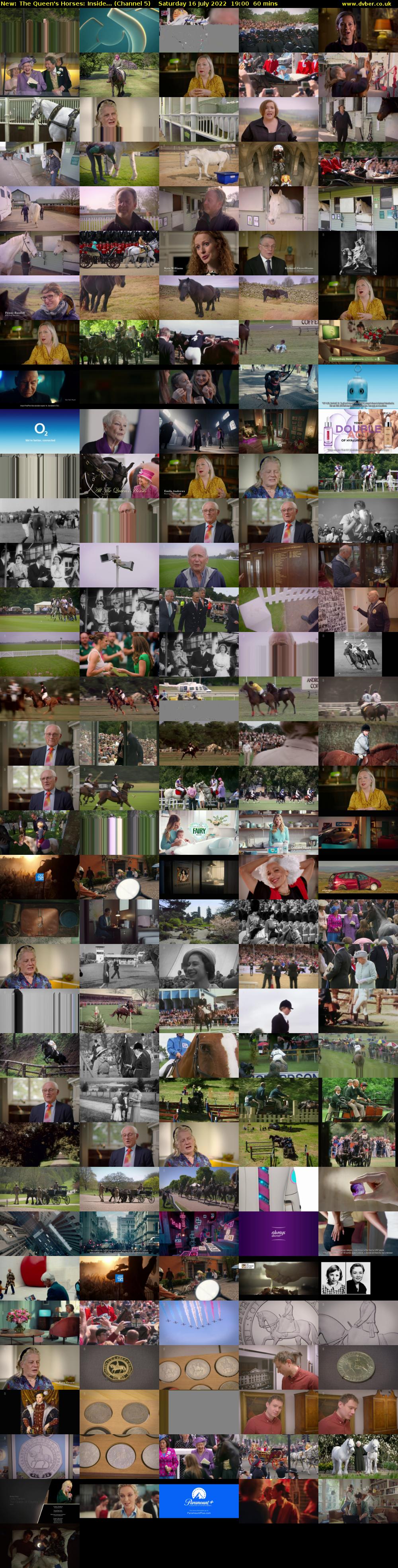 The Queen's Horses: Inside... (Channel 5) Saturday 16 July 2022 19:00 - 20:00