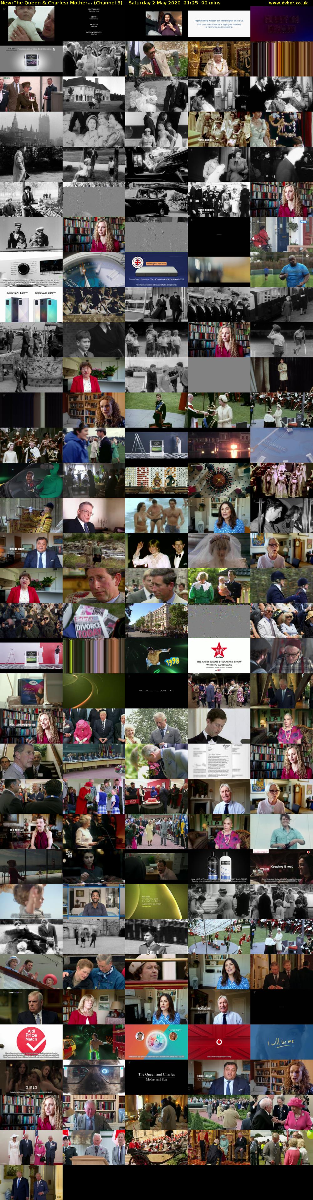 The Queen & Charles: Mother... (Channel 5) Saturday 2 May 2020 21:25 - 22:55