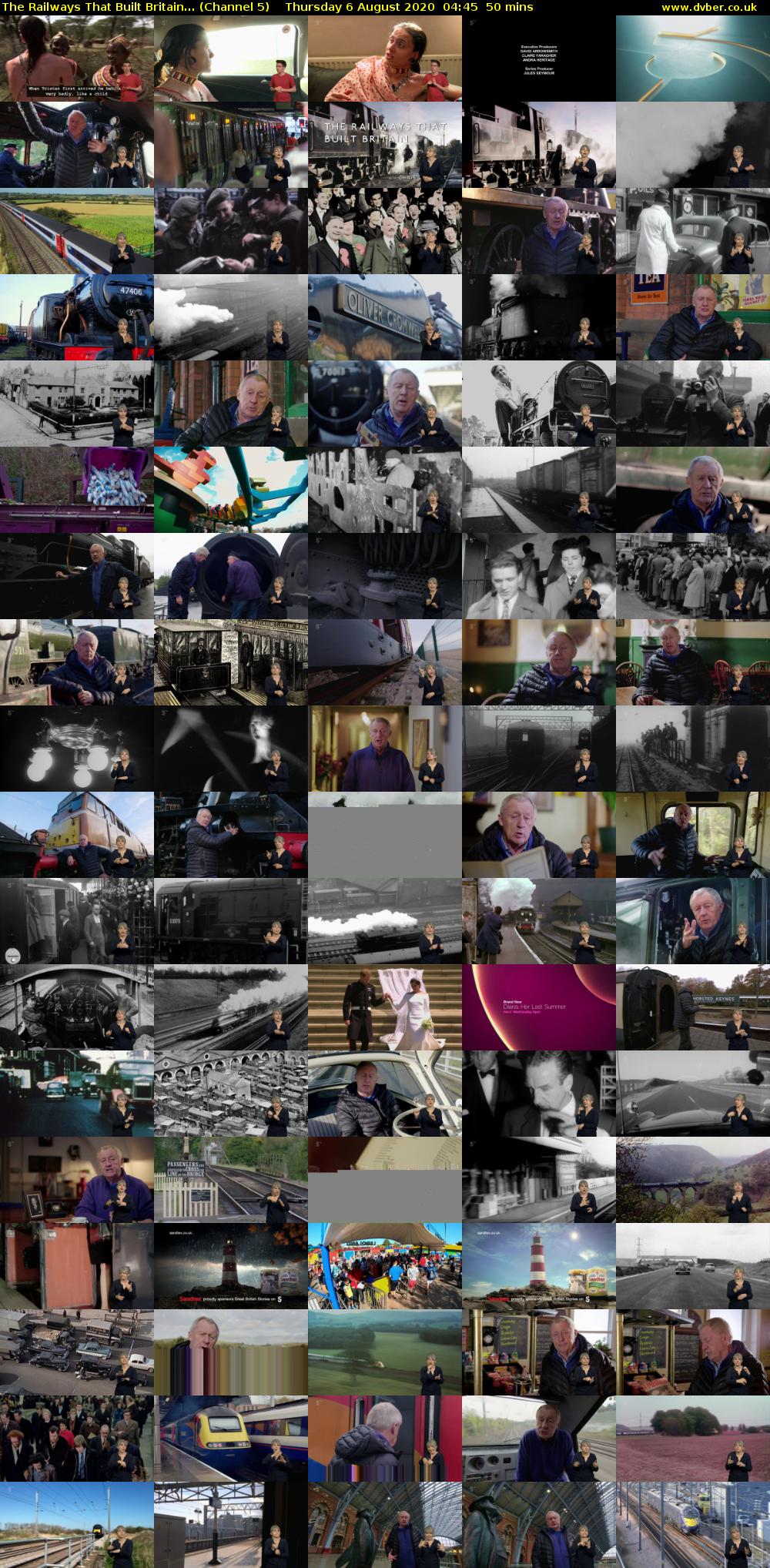 The Railways That Built Britain... (Channel 5) Thursday 6 August 2020 04:45 - 05:35