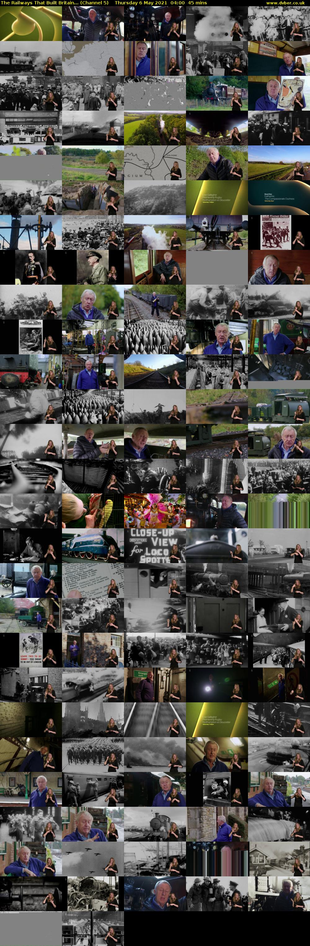 The Railways That Built Britain... (Channel 5) Thursday 6 May 2021 04:00 - 04:45